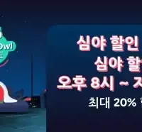 12월 아고다 심야 할인 특가 최대 20% 할인